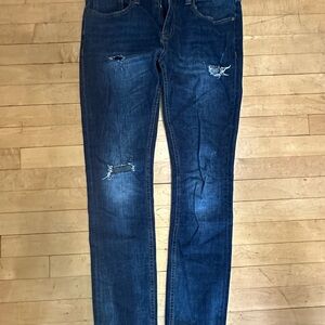 RSQ Dark Blue Skinny Tapered Jeans